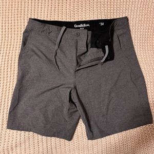 Goodfellow & Co Hybrid Swim Shorts Grey 34W